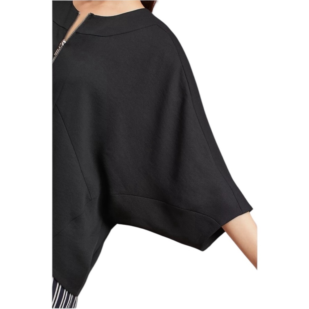 Cartonnier x Anthropologie Jay Full Zip Dolman Cape Jacket size large - Picture 8 of 12